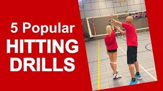 5 POPULAR Hitting Drills to improve your volleyball spike