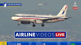 LIVE San Francisco (SFO) Airport Plane Spotting (February 27th, 2025)