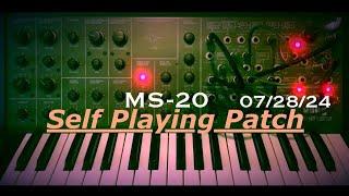 Korg MS-20 | 07/28/24 Self-Playing Patch