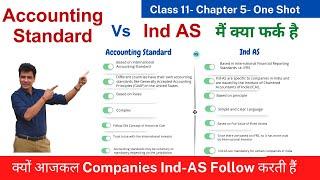 Accounting Standard vs Ind AS मैं क्या फर्क है | Class 11 Accounts Chapter 5 One Shot