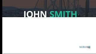 John Smith PSD Template TMT | Free Template  Alf Wystan