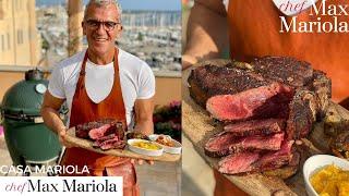 BISTECCA ALLA FIORENTINA di Angus Irlandese *Cottura al Sangue* su BBQ a Carbone | Chef Max Mariola