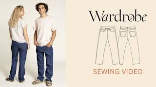 How to sew Jeans | Sewing Tutorial |  Wardrobe By Me