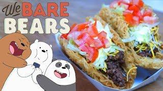 How to Make RAMEN TACOS from We Bare Bears! | Feast of Fiction