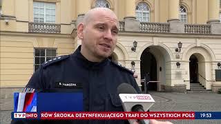 Mężczyzna z koktajlem Mołotowa chciał podpalić TVP