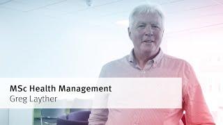 Meet Greg Layther, Programme Director of MSc Health Management at City