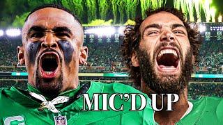 Jalen Hurts & Dallas Goedert MIC’D UP in Kelly Green