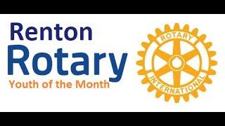 Renton Rotary Youth of Month October 2024