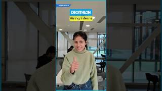 Internship Opening in Decathlon | Internship Vacancies in Hyderabad| Internshala