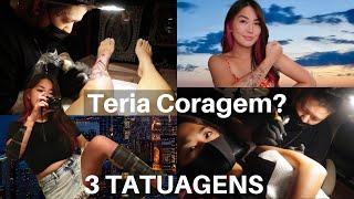 FIZ 3 TATUAGENS NO MESMO DIA... DOEU !  | Déborah Hudz