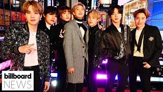 BTS Grab the Top Four Spots On the Hot Trending Songs Charts | Billboard News