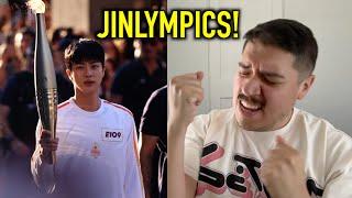 TORCHBEARER JIN PARIS OLYMPICS! | BTS 방탄소년단 2024