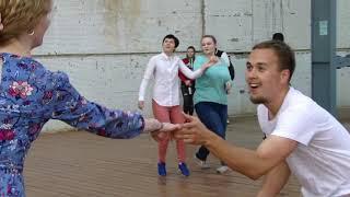 Сергей Белоусов и Светлана Кострукова - свинг в пространстве Севкабель Порта