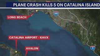 Catalina Island plane crash kills 5