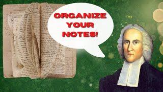 Best Bible Note System || Johnathan Edwards Miscellanies