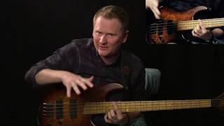 Learn bass guitar - Learning intervals - Sir Duke