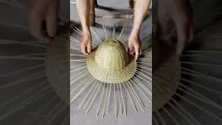 How to make a Bamboo Hat NO one has Shared/Carving Art