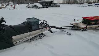 freight sled hooked up