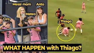 The MESSI family attends Thiago Messi DEBUT in Newell Cup against Newell's Old Boys | Football News