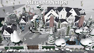 Winter MEGA Mansion Bloxburg Speedbuild