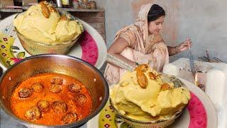 घर पर बनाई ऐसीmango ice-cream  सबको फिर से खानी हैdinner recipe ll village life vlog #india