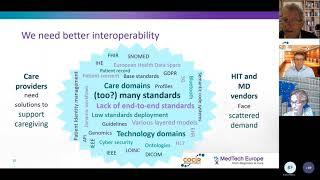 Interoperability standards in digital health – Webinar by MedTech Europe & COCIR