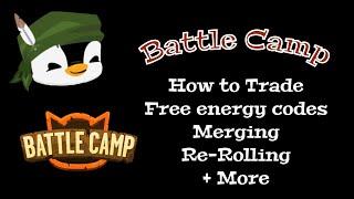 BCG - 'How to trade' and all other functions of the Battle Camp support website