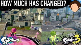 How much has Flounder Heights Changed? - Splatoon 1 vs Splatoon 3 Stage and Map Comparison