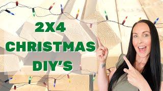 Checkout these CHRISTMAS 2x4 diy's | Christmas diy's using wood | DIY Christmas decor