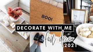 DECORATE WITH ME for Fall Decor 2021 + HUGE HAUL! | By Sophia Lee