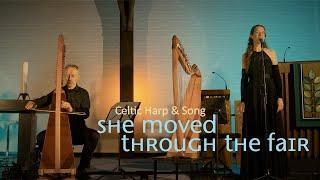 "She Moved Through the Fair" - Nadia Birkenstock & Ralf Kleemann (Celtic Harp) LIVE in Hamburg
