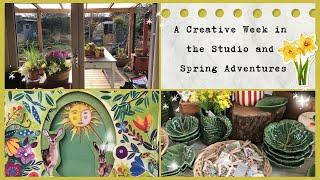 A creative week in the studio and spring adventures