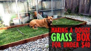 Part 2: Preparing for a Foster Dog - Creating a Grass Patch for under $40 making space for a rescue
