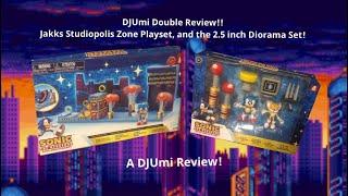 DJUmi Double Review! Jakks Studiopolis Zone Playset/2.5 inch Diorama set!