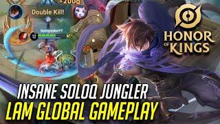 HONOR OF KINGS LAM GLOBAL GAMEPLAY - TOP TIER SOLOQ JUNGLER