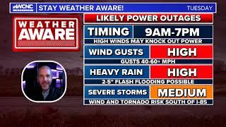 Monday night wx vlog for the wind storm Tuesday: 9pm 1/8/2024