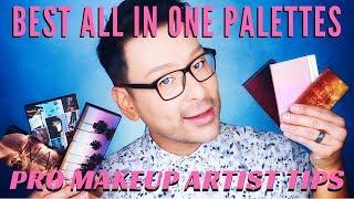 Favorite All In One Eyeshadow Palettes | Travel Friendly | mathias4makeup