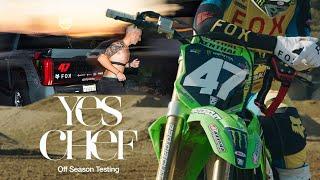 MY FIRST RIDE ON THE 2025 KX 250F | Levi Kitchen YES CHEF