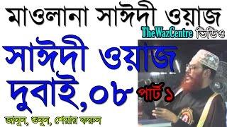 Allama Delwar Hossain Saidi waz. Dubai 2008 Part 1। সাঈদী ওয়াজ, দুবাই