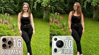 iPhone 16 Pro Max vs Huawei Pura 70 Ultra Camera Test