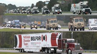 Disaster recovery teams respond to Hurricane Milton in Florida 