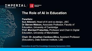 Panel 3 – The role of AI in education | Generative AI and the Knowledge Economy Symposium