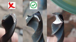 How To Sharpen A Drill Bit - stainless steel drill bit sharpening