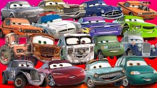 Looking For Disney Pixar Cars Lightning Mcqueen, Snotrod, Chick Hicks,Flo,Doc Hudson