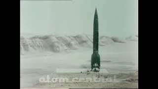 Incredibly RARE: Chinese V-2 Rocket knocked over by A-Bomb blast