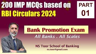 200 Most Important MCQs based on RBI Circulars of 2024 (Part-1)#nstoor