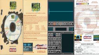 Amiga Master Sound MASTERSOUND & Midi Interface By Microdeal 1990 MUSIC MIDI SAMPLING HARD SOFT WARE