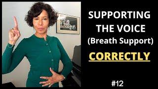 Breath Support for Singing - CLEARLY & CORRECTLY explained - FINALLY!