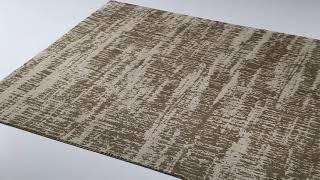 Darja Distressed Rustic Modern Area Rug in Light and Dark Tan