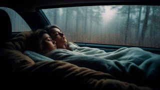 Sleep peacefully with the sound of rain on your car trip to the countryside